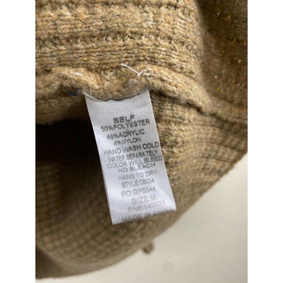 Kori America Waffle Knit Sweaters Womens Medium Cowl neck Fall Cozy Cottagecore - Picture 9 of 12